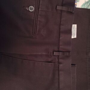 Izod Men's Chocolate Brown Dress Pants
